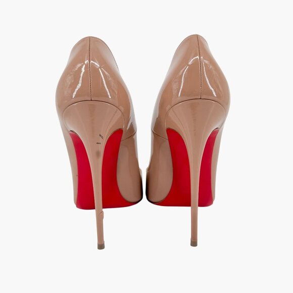 Christian Louboutin So Kate 120 Nude Beige Patent Pumps Heels Size 41 US 11 - Picture 6 of 15